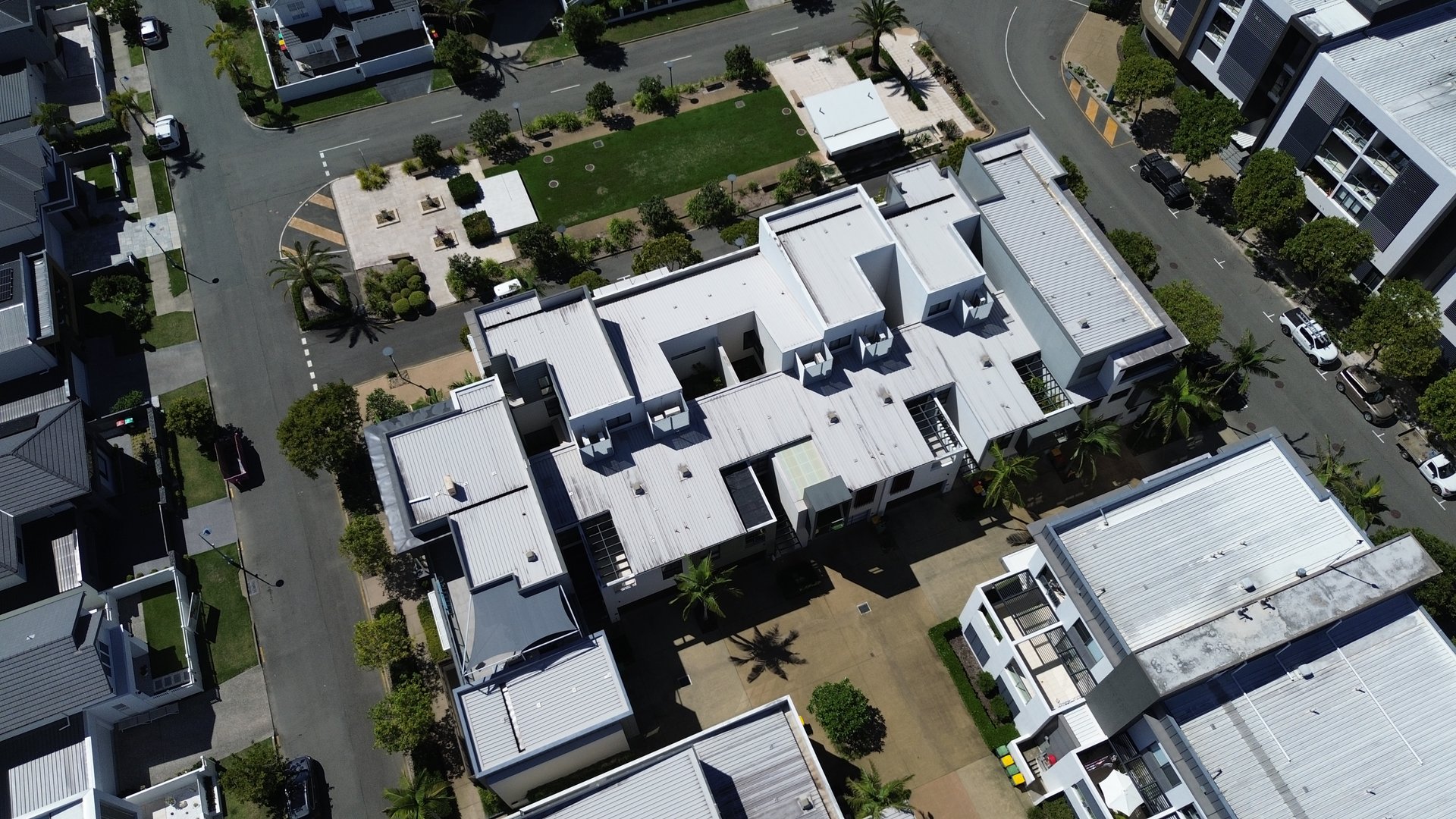 Professional drone photography Brisbane cityscape